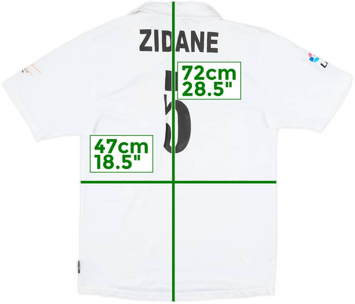 2001 Real Madrid Home Shirt Zidane #5 - 5/10 - (S)