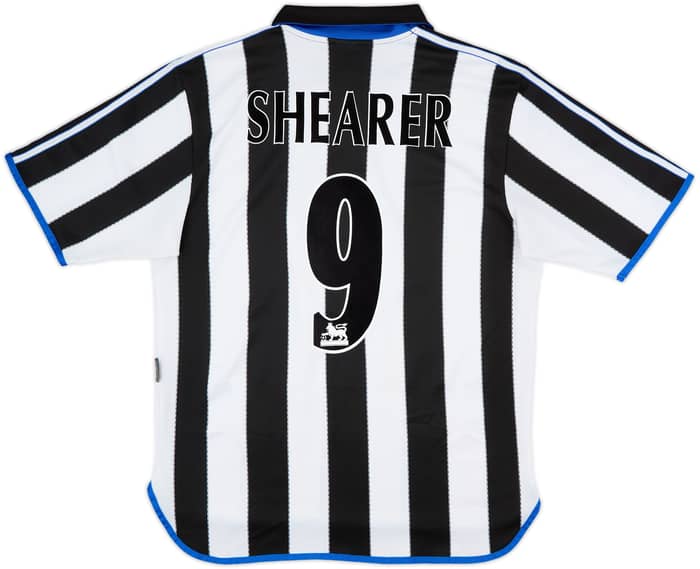 1999-00 Newcastle Home Shirt Shearer #9 - 10/10 - (M)