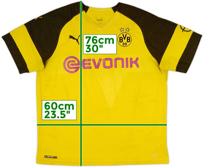 2018-19 Borussia Dortmund Home Shirt - 5/10 - (XL)