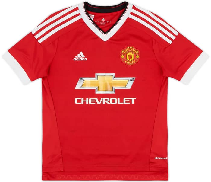 2015-16 Manchester United Home Shirt Rooney #10 - 6/10 - (M.Boys)
