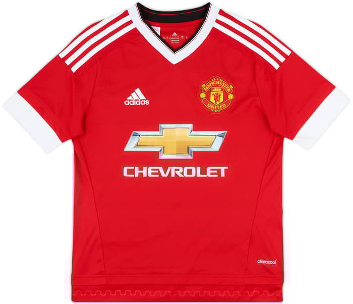 2015-16 Manchester United Home Shirt Rooney #10 - 8/10 - (L.Boys)