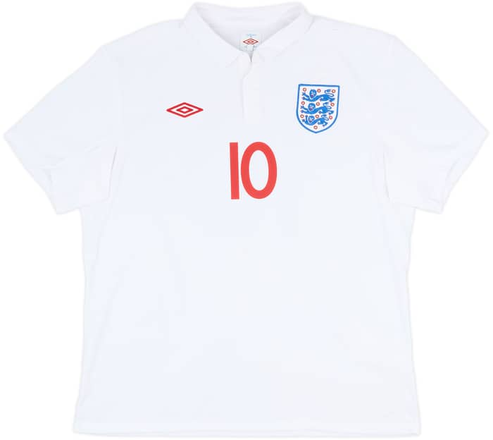 2010-11 England Home Shirt Rooney #10 - 6/10 - (XL)
