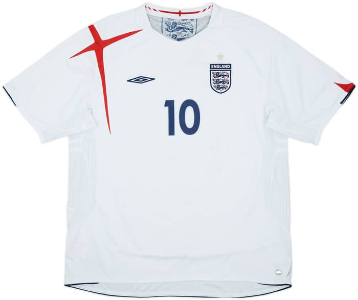 2005-07 England Home Shirt Owen #10 - 5/10 - (L)