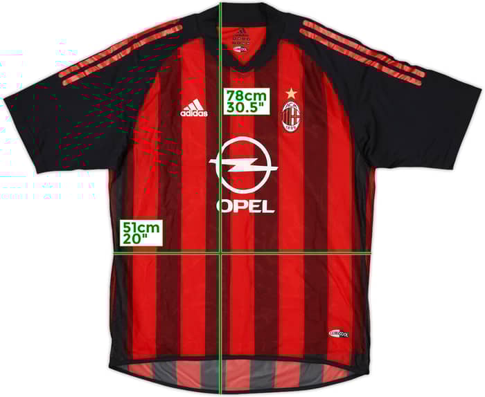 2002-03 AC Milan Special Edition Player Issue Home Shirt - 10/10 - (M)