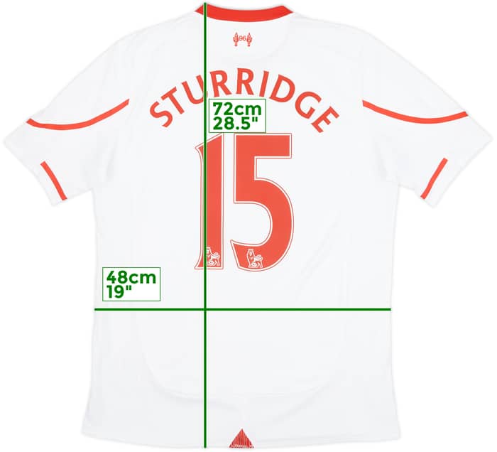 2015-16 Liverpool Away Shirt Sturridge #15 - 8/10 - (M)