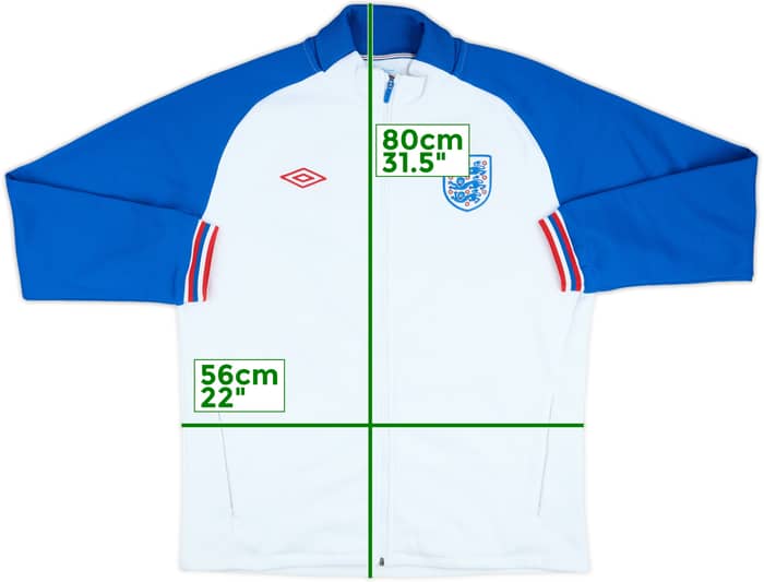 2010-11 England Umbro Track Jacket - 9/10 - (XL)