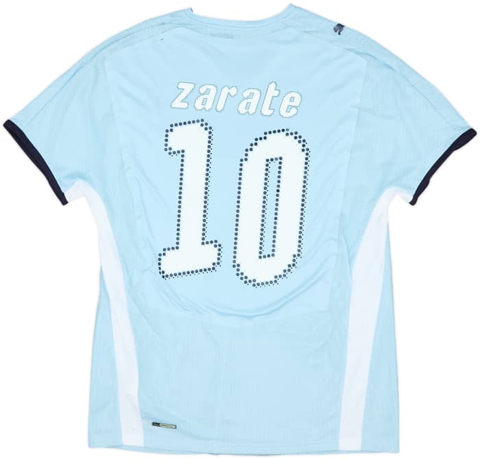 2008-09 Lazio Match Issue Home Shirt Zarate #10