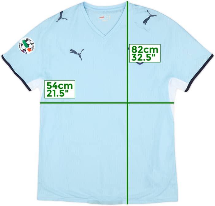 2008-09 Lazio Match Issue Home Shirt Zarate #10
