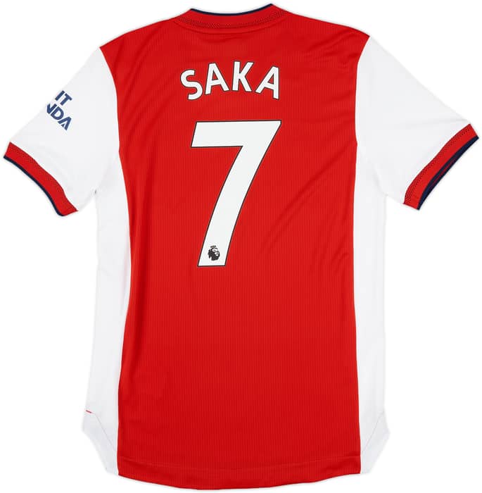 2021-22 Arsenal Authentic Home Shirt Saka #7 (S)
