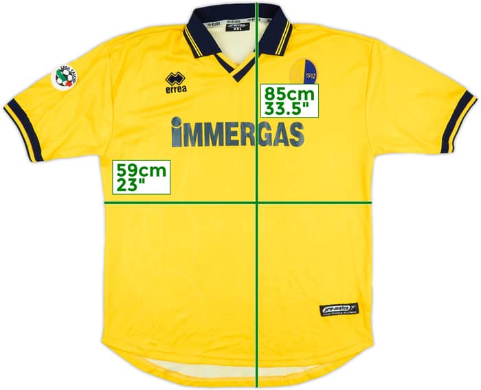 2002-03 Modena Match Issue Home Shirt Pavan #16