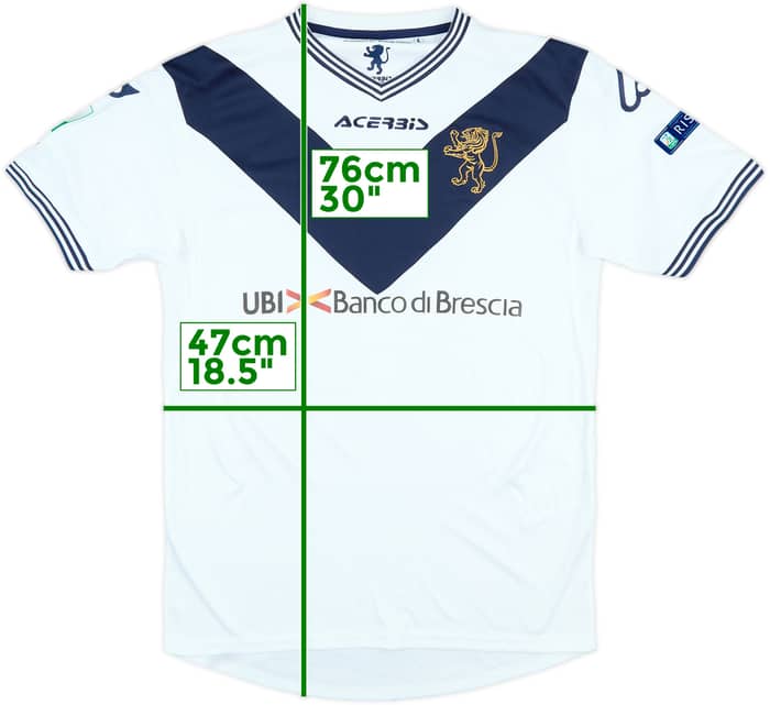 2016-17 Brescia Match Issue GK Shirt Arcari #1