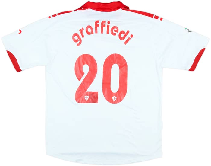 2007-08 Triestina Match Issue Away Shirt Graffiedi #20