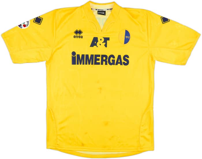 2005-06 Modena Match Issue Signed Home Shirt Campedelli #25