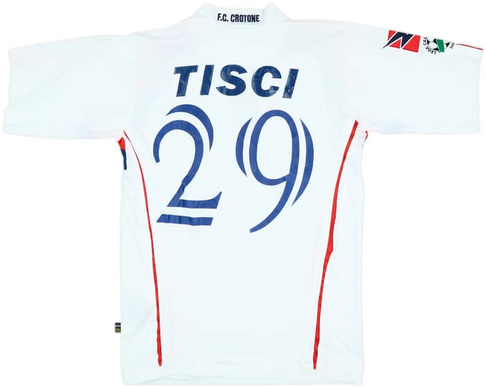 2006-07 Crotone Match Issue Away Shirt Tisci #29
