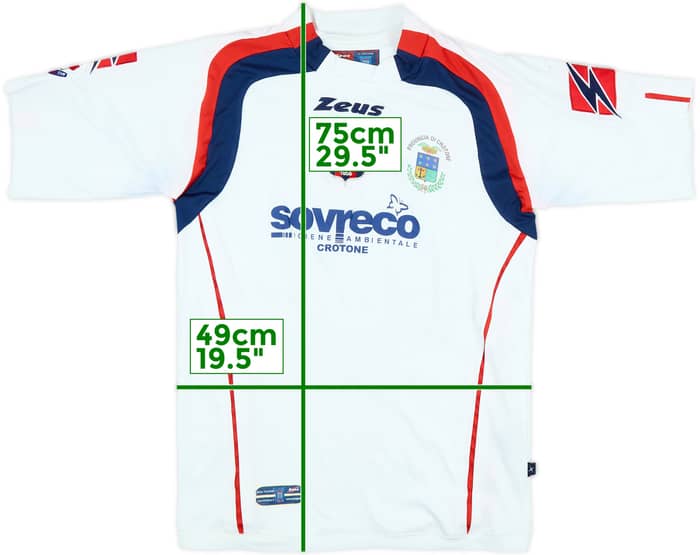 2006-07 Crotone Match Issue Away Shirt Tisci #29