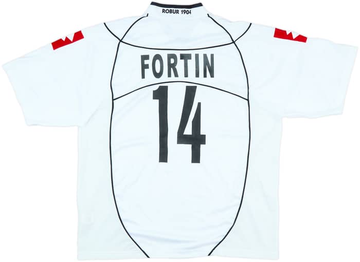 2003-04 Siena Match Issue Away/GK Shirt Fortin #14