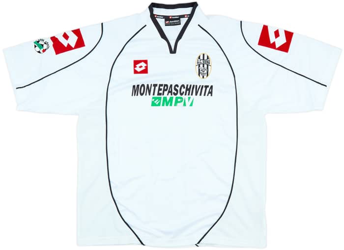 2003-04 Siena Match Issue Away/GK Shirt Fortin #14