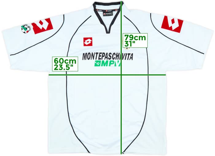 2003-04 Siena Match Issue Away/GK Shirt Fortin #14