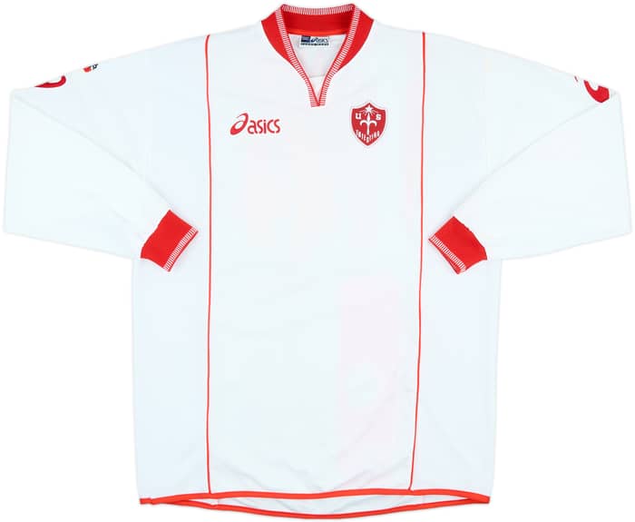 2002-03 Triestina Match Issue Away L/S Shirt Zanini #10