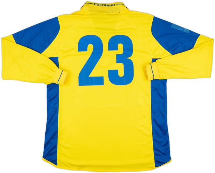 2003-04 Colombia Match Issue Home L/S Shirt #23