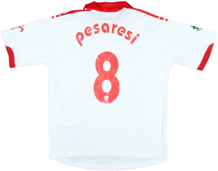 2007-08 Triestina Match Issue Away Shirt Pesaresi #8
