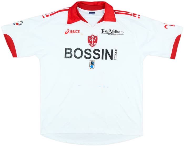 2007-08 Triestina Match Issue Away Shirt Pesaresi #8
