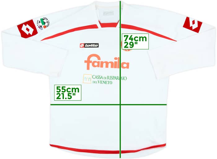 2009-10 Padova Match Issue Home L/S Shirt Bovo #8