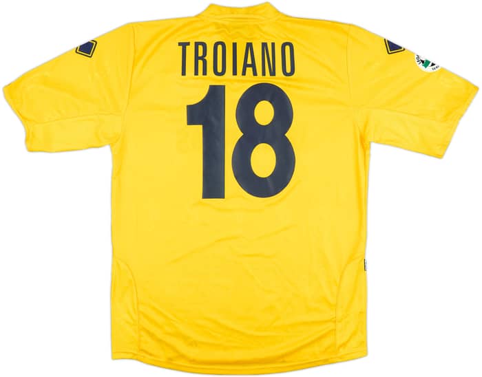 2005-06 Modena Match Issue Home Shirt Troiano #18