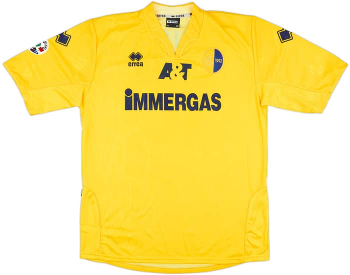 2005-06 Modena Match Issue Home Shirt Troiano #18
