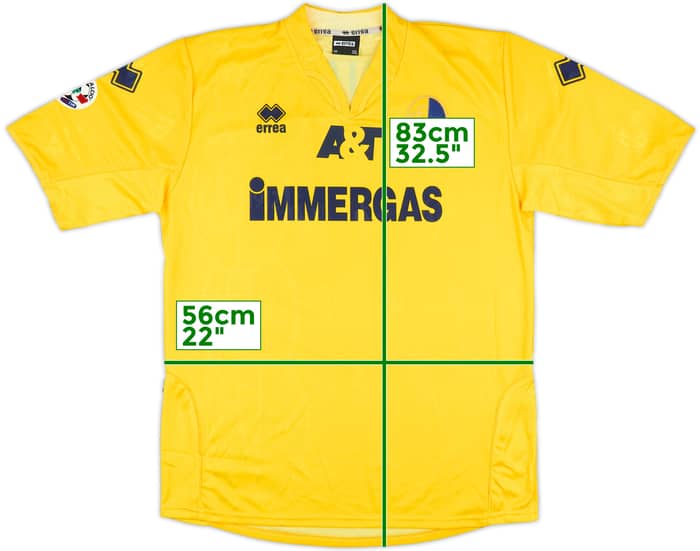 2005-06 Modena Match Issue Home Shirt Troiano #18