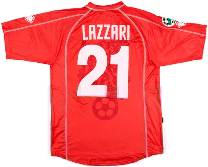2007-08 Grosseto Match Issue Home Shirt Lazzari #21
