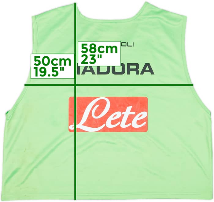 2008-09 Napoli Diadora Training Bib - 7/10 - (L)