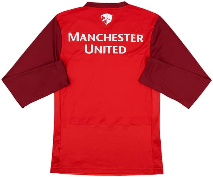 2011-12 Manchester United Nike Training L/S Shirt - 9/10 - (S)