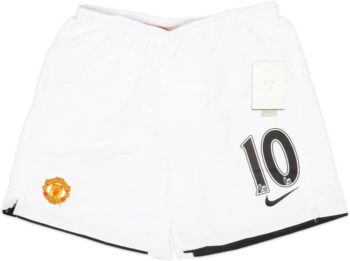 2007-09 Manchester United Home Shorts (L.Boys)