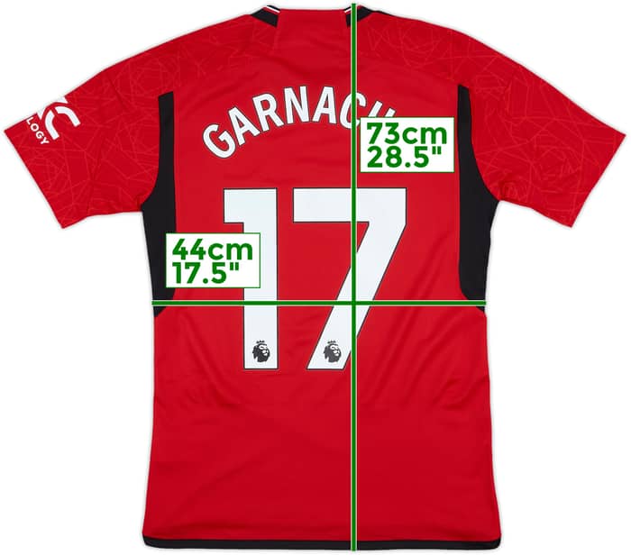 2023-24 Manchester United Home Shirt Garnacho #17 (S)