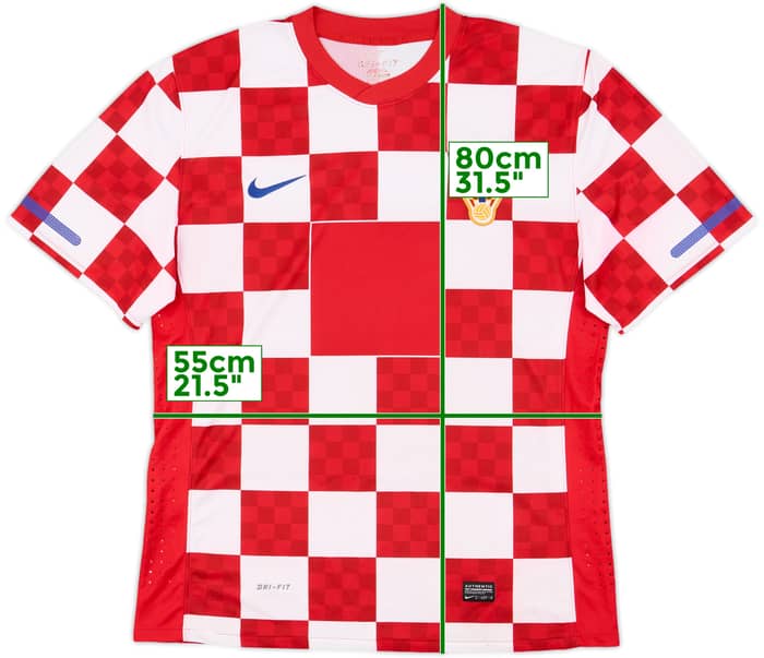 2010-12 Croatia Player Issue Home Shirt - 8/10 - (XL)