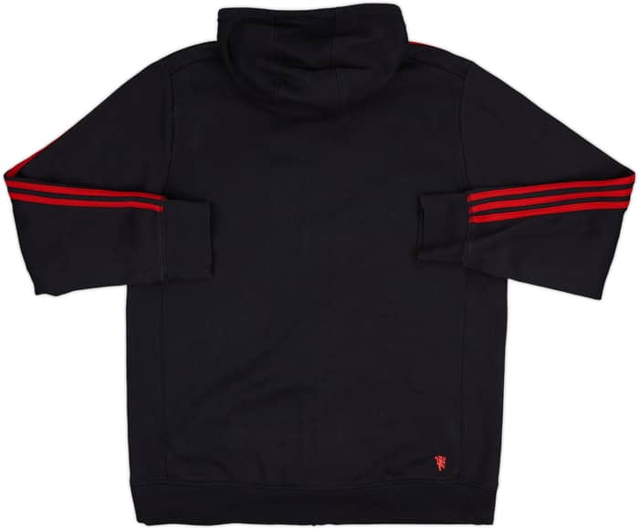 2015-16 Manchester United adidas Hooded Track Jacket - 8/10 - (XL)