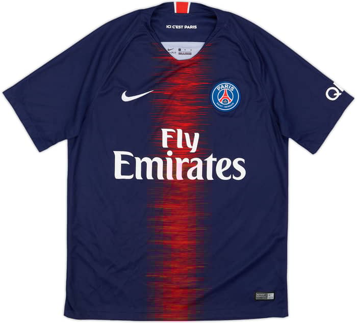 2018-19 Paris Saint-Germain Home Shirt Mbappe #7 - 10/10 - (M)