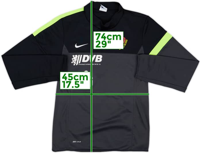 2013-14 Dynamo Dresden Nike Sweat Top - 6/10 - (S)
