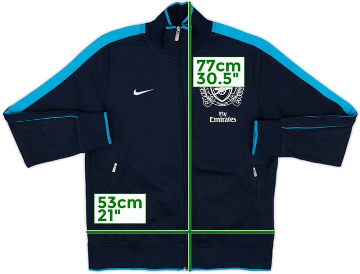 2011-12 Arsenal Nike Track Jacket - 8/10 - (L)