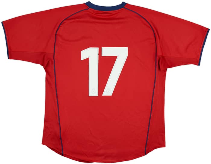 2003-04 York City Match Issue Home Shirt #17