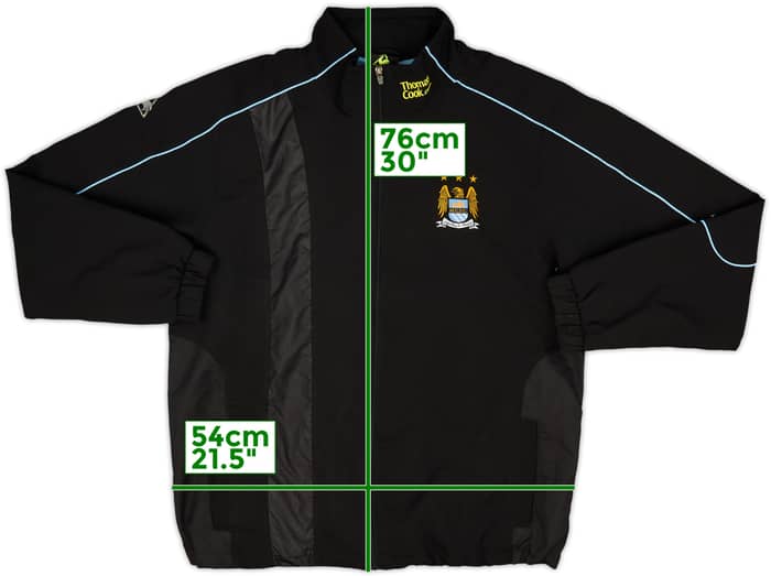 2007-09 Manchester City Le Coq Sportif Track Jacket - 7/10 - (XL)