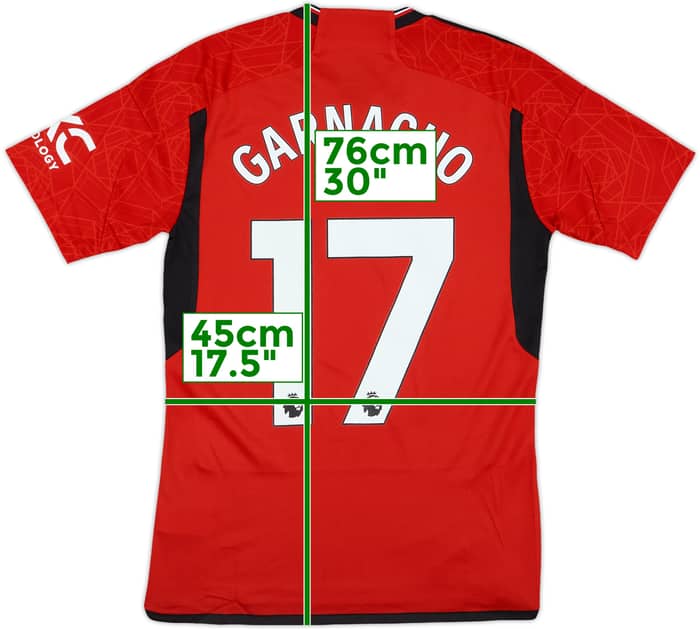 2023-24 Manchester United Home Shirt Garnacho #17 (S)