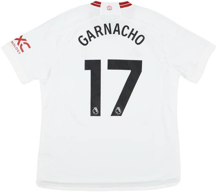 2023-24 Manchester United Third Shirt Garnacho #17 (XL)