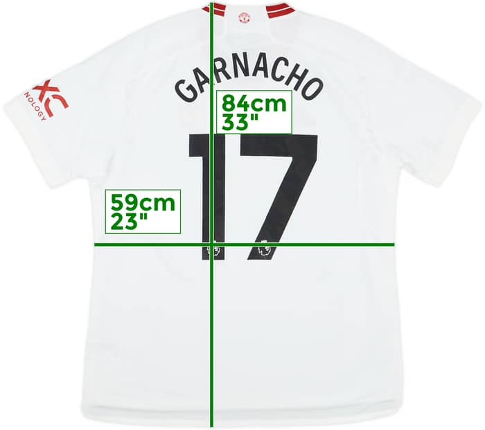 2023-24 Manchester United Third Shirt Garnacho #17 (XL)