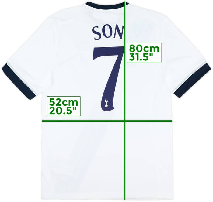2015-16 Tottenham Home Shirt Son #7 (L)