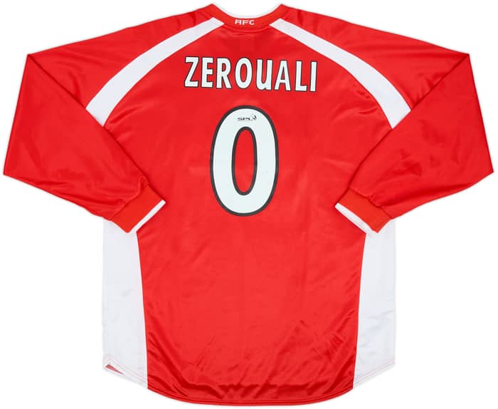 2000-01 Aberdeen Home L/S Shirt Zerouali #0 - 7/10 - (L)