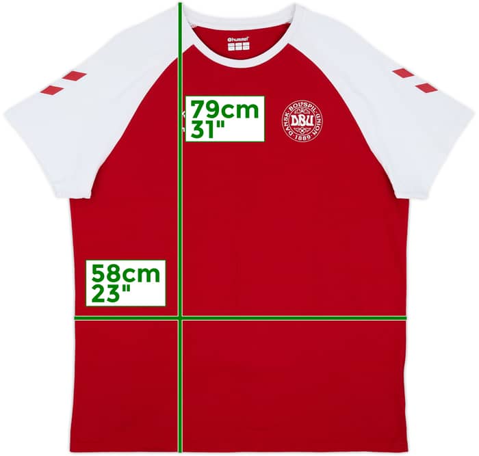 2022-23 Denmark Hummel Cotton Tee Danmark #10 - 8/10 - (XXL)
