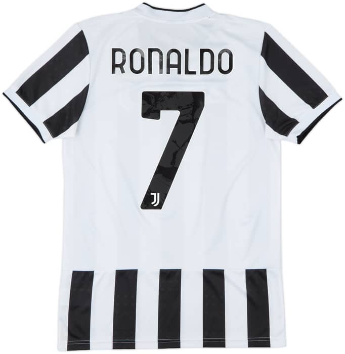 2021-22 Juventus Home Shirt Ronaldo #7 - 8/10 - (S)