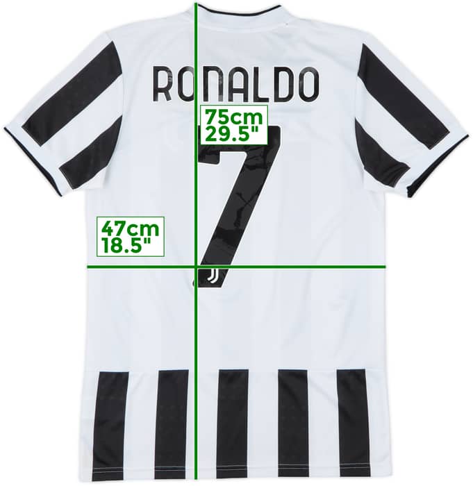 2021-22 Juventus Home Shirt Ronaldo #7 - 8/10 - (S)